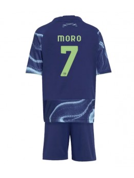 Ajax Raul Moro #7 Dječji Gostujuci Dres kompleti 2025-26 Kratak Rukavima (+ kratke hlače)